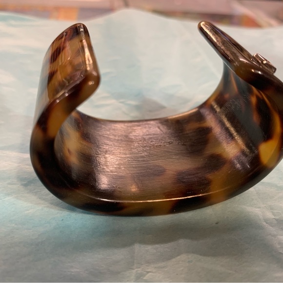 Vintage RL faux turtle shell bangle bracelet - Picture 3 of 3